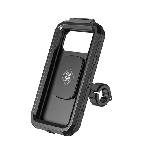 Kewig Bicycle Motorcycle Waterproof Box Mobile Phone Bracket Riding Touch Mobile Phone Fixed Seat(M18S-B1 Small Handlebar Installation) - free shipping - PMC Jewellery - Order now!