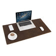 CF9011  Desk Pad Retro Crazy Horse Leather Notebook Computer Mouse Pad Oversized Anti-Slip Desktop Computer Desk Leather Pad(Brown) - Mouse Pads by PMC TechLife | Online Shopping South Africa | PMC TechLife | Buy Now Pay Later Mobicred