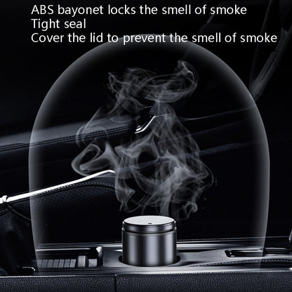 BEN.JACK Ashtray With Cover Personality Multi-Function Universal Car Ashtray(Silver) - free shipping - PMC Jewellery - Order now!