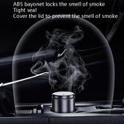 BEN.JACK Ashtray With Cover Personality Multi-Function Universal Car Ashtray(Silver)