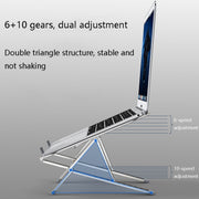 Oatsbasf Z02 Laptop Increasing Cooling Bracket Aluminum Alloy Desktop Adjustable Bracket(Gray)