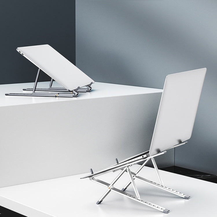 Oatsbasf Z02 Laptop Increasing Cooling Bracket Aluminum Alloy Desktop Adjustable Bracket(Gray)