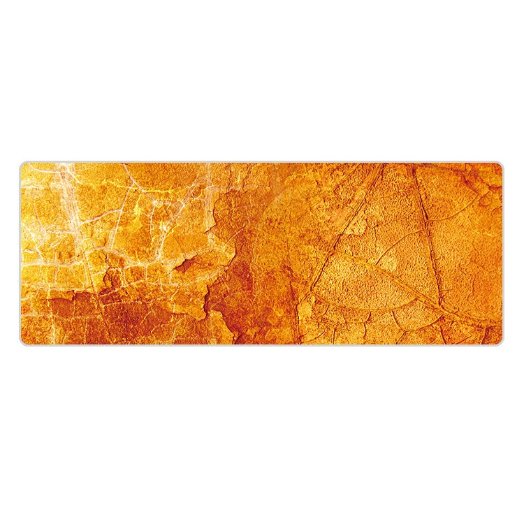 300x800x5mm Marbling Wear-Resistant Rubber Mouse Pad(Yellow Marble) - Mouse Pads by PMC TechLife | Online Shopping South Africa | PMC TechLife | Buy Now Pay Later Mobicred