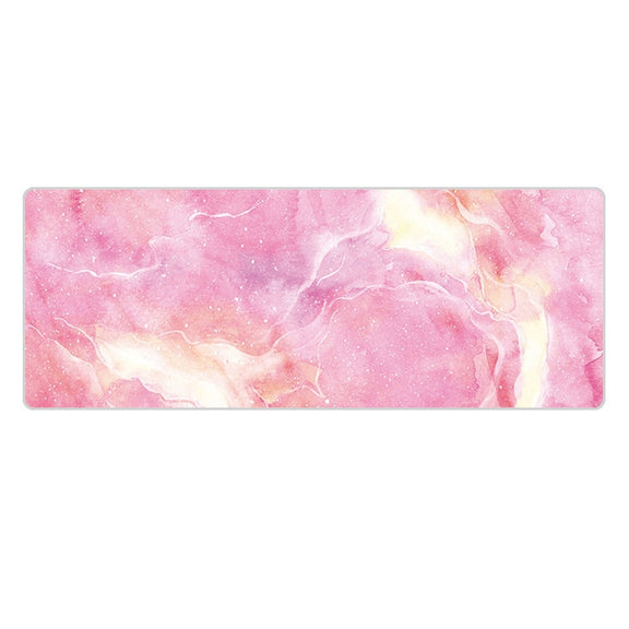 300x800x5mm Marbling Wear-Resistant Rubber Mouse Pad(Fresh Girl Heart Marble)