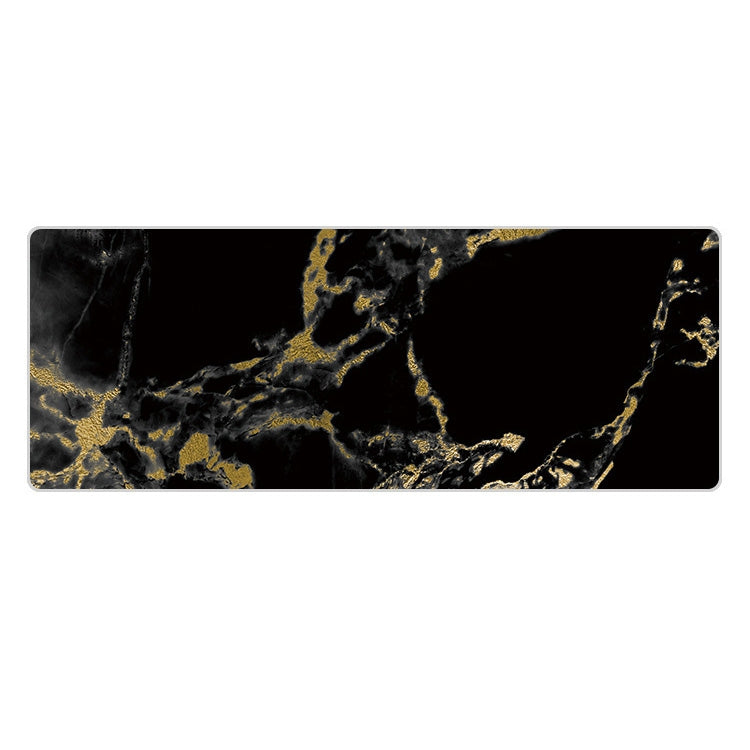 400x900x4mm Marbling Wear-Resistant Rubber Mouse Pad(Black Gold Marble) - Mouse Pads by PMC TechLife | Online Shopping South Africa | PMC TechLife | Buy Now Pay Later Mobicred