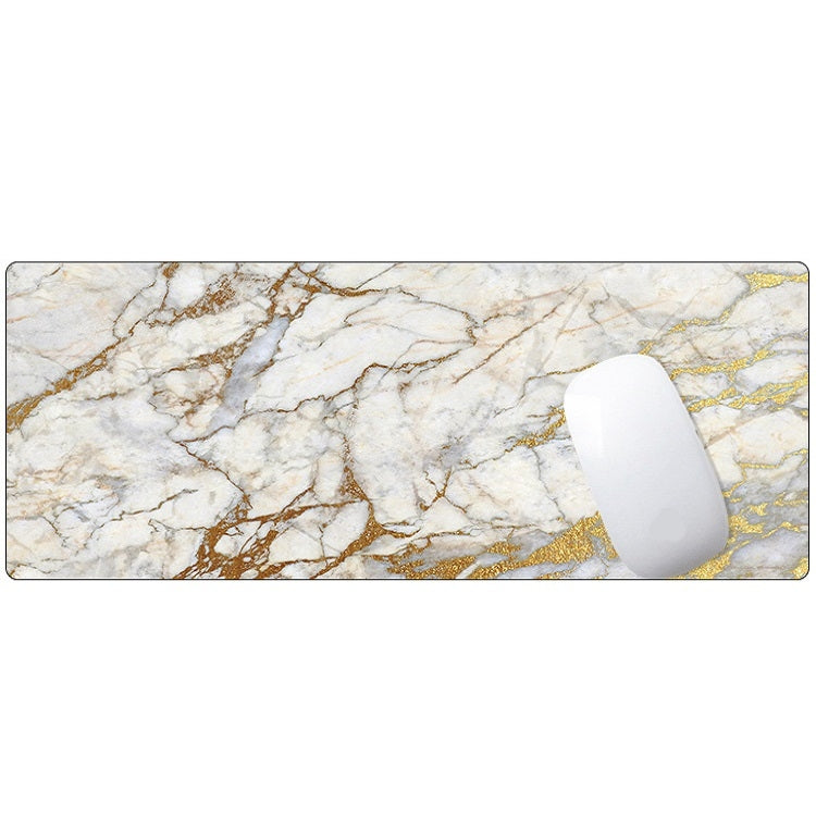 400x900x4mm Marbling Wear-Resistant Rubber Mouse Pad(Yellow Marble) - Mouse Pads by PMC TechLife | Online Shopping South Africa | PMC TechLife | Buy Now Pay Later Mobicred