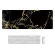 400x900x5mm Marbling Wear-Resistant Rubber Mouse Pad(Black Gold Marble) - free shipping - PMC TechLife - Order now!