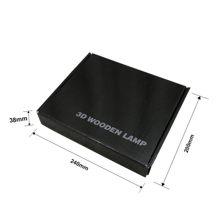 FS-T1875W 2.5W Pirate Shape Solid Wood Table Lamp LED Night Light(Warm White Light) - Night Lights by PMc TechLife | Online Shopping South Africa | PMc TechLife | Buy Now Pay Later Mobicred