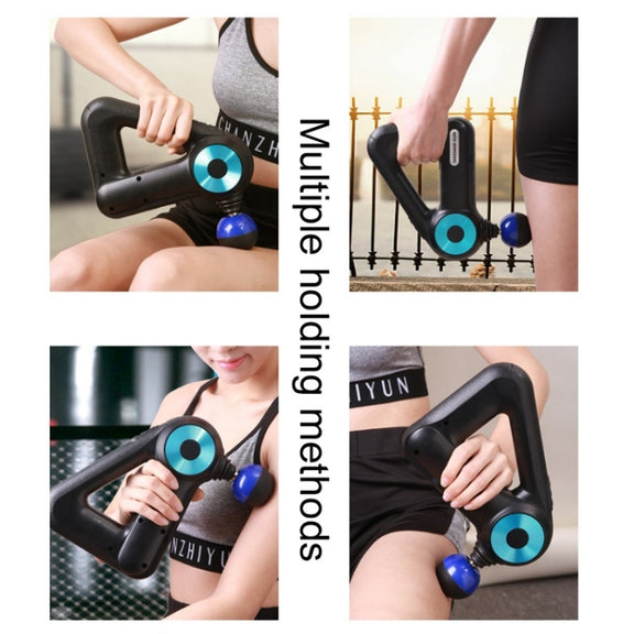 SL-8890 Triangle Fascia Muscle Relaxer Household Electric Fitness Massager, Specification: EU Plug(Red)