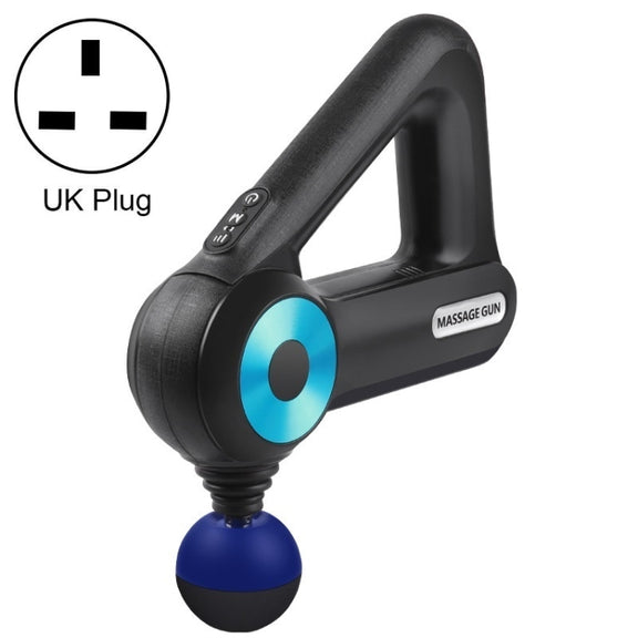 SL-8890 Triangle Fascia Muscle Relaxer Household Electric Fitness Massager, Specification: UK Plug(Blue)