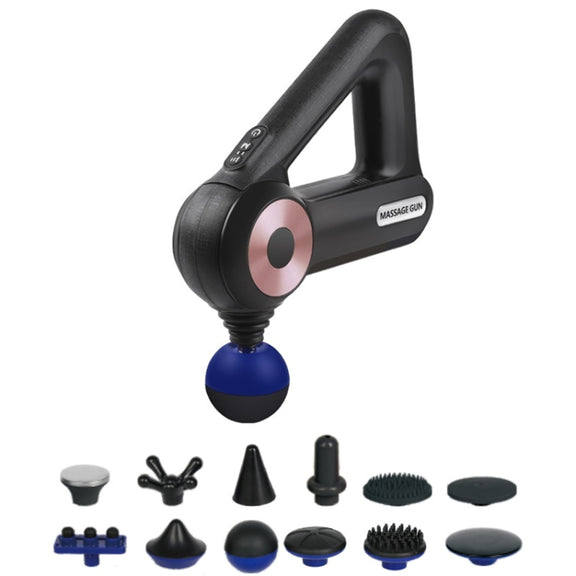 SL-8890 Triangle Fascia Muscle Relaxer Household Electric Fitness Massager, Specification: AU Plug(Golden)