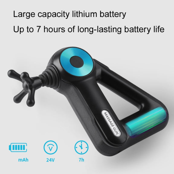 SL-8890 Triangle Fascia Muscle Relaxer Household Electric Fitness Massager, Specification: AU Plug(Golden)