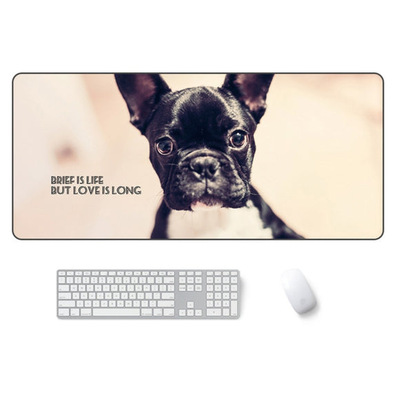 400x900x5mm AM-DM01 Rubber Protect The Wrist Anti-Slip Office Study Mouse Pad( 30)
