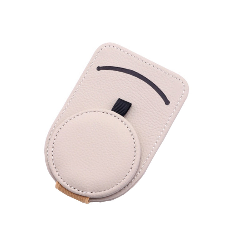 538 Car Glasses Clip Car Sun Visor Card Storage Clip(Beige) - Sunglasses & Glasses Clips by PMC TechLife | Online Shopping South Africa | PMC TechLife | Buy Now Pay Later Mobicred