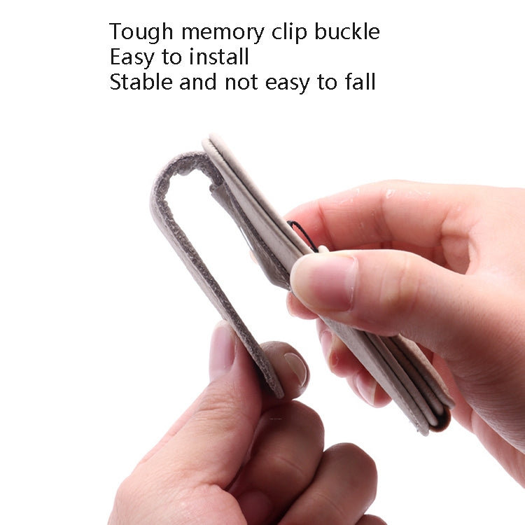 538 Car Glasses Clip Car Sun Visor Card Storage Clip(Beige) - Sunglasses & Glasses Clips by PMC TechLife | Online Shopping South Africa | PMC TechLife | Buy Now Pay Later Mobicred