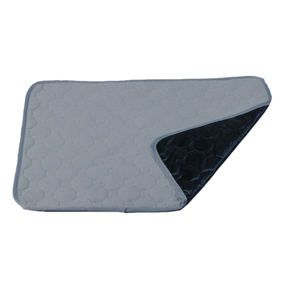 2 PCS 50x40cm Car Pet Injection Pad Water-resistant Pad Cat Dog Sofa Water-resistant Diapholic Carpet Water Absorbing Pad(Light Grey)