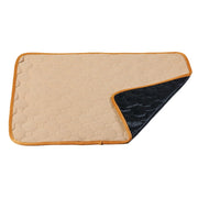 2 PCS 50x40cm Car Pet Injection Pad Water-resistant Pad Cat Dog Sofa Water-resistant Diapholic Carpet Water Absorbing Pad(Beige)