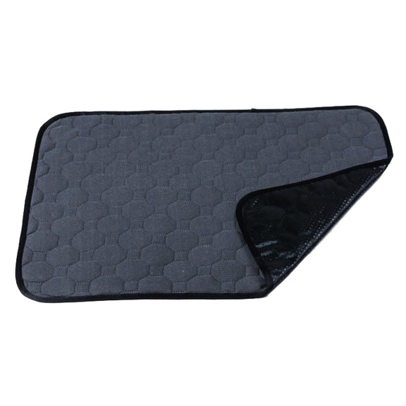 60x45cm Car Pet Injection Pad Water-resistant Pad Cat Dog Sofa Water-resistant Diapholic Carpet Water Absorbing Pad(Gray)