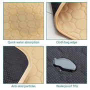 60x45cm Car Pet Injection Pad Water-resistant Pad Cat Dog Sofa Water-resistant Diapholic Carpet Water Absorbing Pad(Gray)