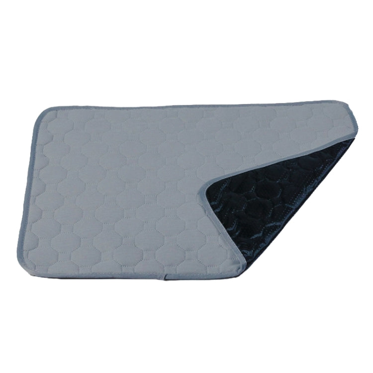 100x67cm Car Pet Injection Pad Water-resistant Pad Cat Dog Sofa Water-resistant Diapholic Carpet Water Absorbing Pad(Light Grey)