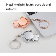 Y01 Metal Musician Car Cartoon Style U Disk, Capacity: 8GB(Rose Gold)
