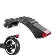For 5 inch / 5.5 inch / 6.5 inch Electric Scooter Carbon Fiber Aluminum Alloy Rear Fender with LED Tail Light(Black) - Accessories & Parts by PMc TechLife | Online Shopping South Africa | PMc TechLife | Buy Now Pay Later Mobicred
