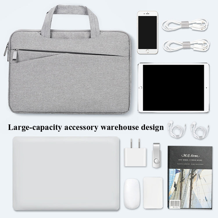 BUBM FMBX Laptop Liner Bag Business Computer Bag Large-Capacity Computer Handbag, Size: 11/12 inch(Gray) - 12.1 inch by BUBM | Online Shopping South Africa | PMC Jewellery | Buy Now Pay Later Mobicred
