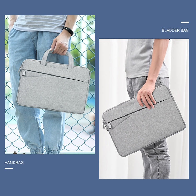 BUBM FMBX Laptop Liner Bag Business Computer Bag Large-Capacity Computer Handbag, Size: 11/12 inch(Gray) - 12.1 inch by BUBM | Online Shopping South Africa | PMC Jewellery | Buy Now Pay Later Mobicred