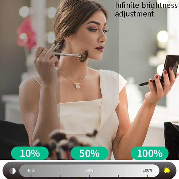 LED Makeup Lamp Mirror Front Beauty Fill Light Hand Sweep Sensation Lamp, Power source: 14 Bulbs