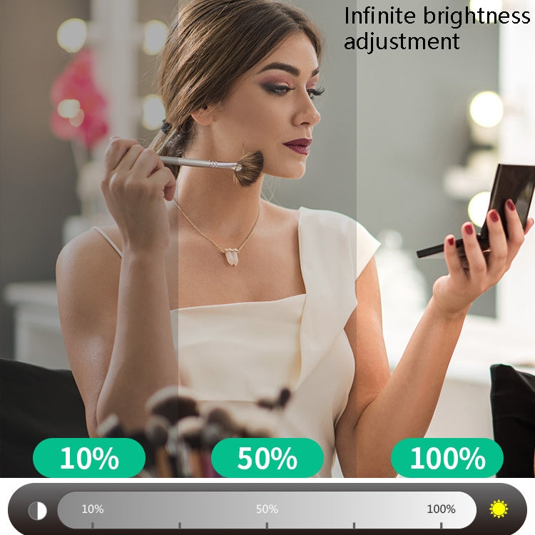 LED Makeup Lamp Mirror Front Beauty Fill Light Hand Sweep Sensation Lamp, Power source: 14 Bulbs
