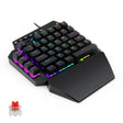 K700 44 Keys RGB Luminous Switchable Axis Gaming One-Handed Keyboard, Cable Length: 1m(Red Shaft) - Wired Keyboard by PMC TechLife | Online Shopping South Africa | PMC TechLife | Buy Now Pay Later Mobicred