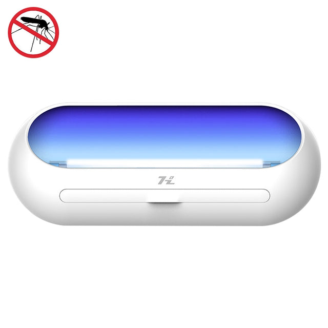 HanZhang Sticky Trap Mosquito Lamp Restaurant Hotel Hanging Electronic Fly Killer CN Plug, Specification: White 16W Double Lamp Tube 2 Light Tube