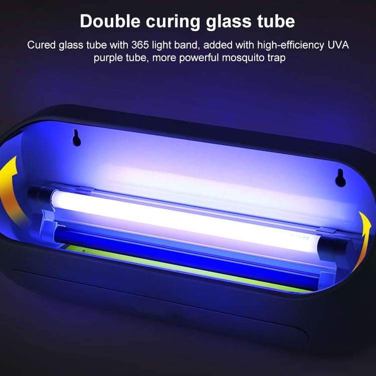 HanZhang Sticky Trap Mosquito Lamp Restaurant Hotel Hanging Electronic Fly Killer CN Plug, Specification: White 16W Double Lamp Tube 4 Light Tube - Repellents by PMC TechLife | Online Shopping South Africa | PMC TechLife | Buy Now Pay Later Mobicred