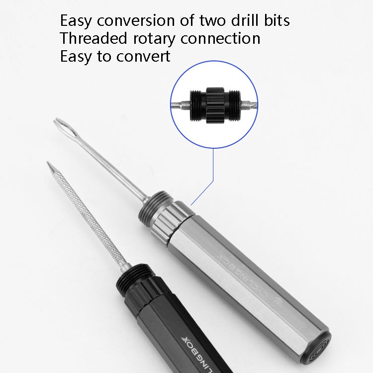 CYCLINGBOX Bicycle Repair Tool Portable Emergency Tire Strip Maintenance Tire Rod(Titanium Color) - Maintenance tools by CYCLINGBOX | Online Shopping South Africa | PMc TechLife | Buy Now Pay Later Mobicred