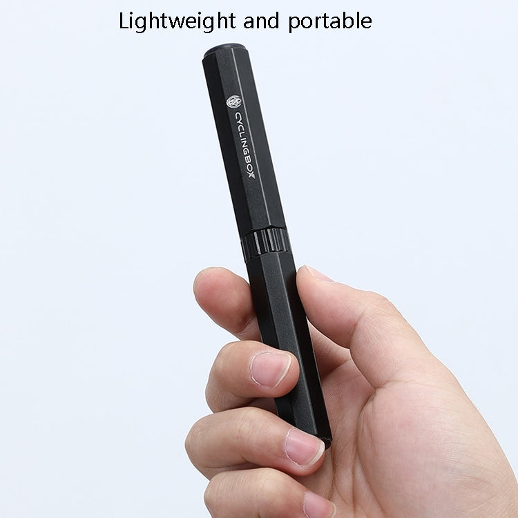 CYCLINGBOX Bicycle Repair Tool Portable Emergency Tire Strip Maintenance Tire Rod(Titanium Color)