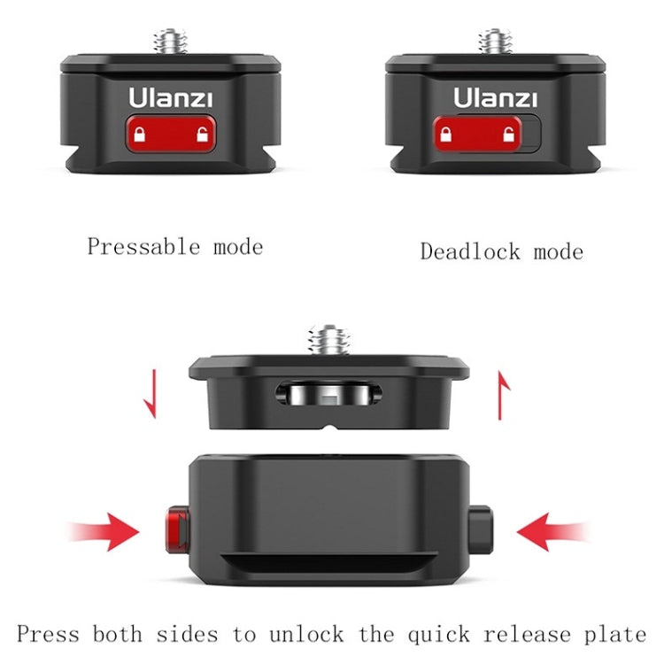 Ulanzi Claw SLR Mirrorless Sports Camera Quick Release System 2333 Aka Quick Release Plate - free shipping - PMC Jewellery - Order now!