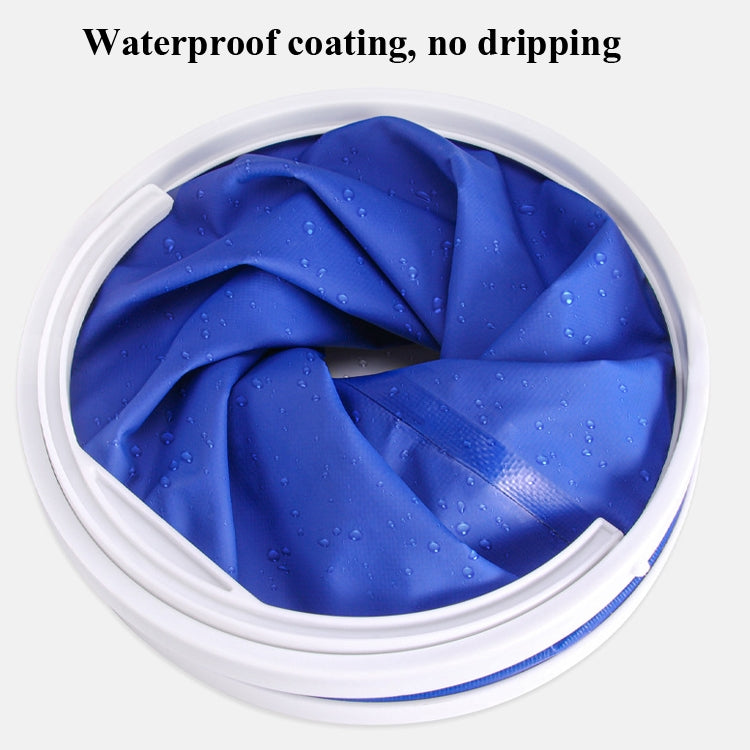 3 PCS 11L Car Folding Telescopic Bucket Portable Car Washing Special Bucket Outdoor Travel Fishing Bucket