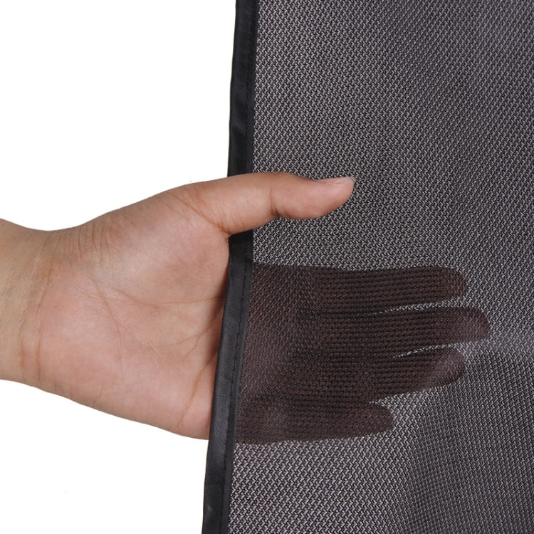4 PCS Net Yarn Magnetic Suction Type Car Sunshade Curtain, Size: Thick Back Row Square
