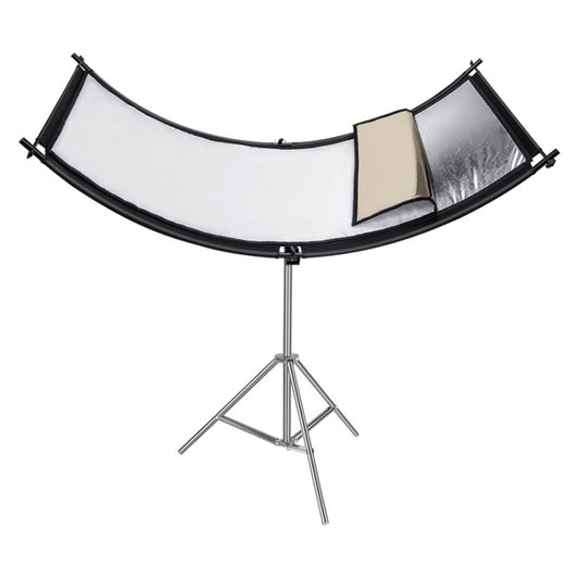 FOMITO U-Shaped Curved  Photo Studio Reflector Board 4 In 1 Gold Silver White Black Reflective Board -  by PMC Jewellery | Online Shopping South Africa | PMC Jewellery | Buy Now Pay Later Mobicred