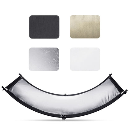FOMITO U-Shaped Curved  Photo Studio Reflector Board 4 In 1 Gold Silver White Black Reflective Board -  by PMC Jewellery | Online Shopping South Africa | PMC Jewellery | Buy Now Pay Later Mobicred