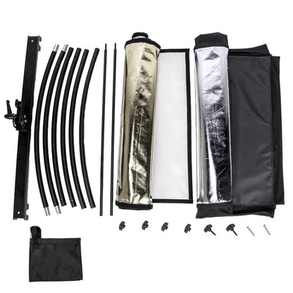 FOMITO U-Shaped Curved  Photo Studio Reflector Board 4 In 1 Gold Silver White Black Reflective Board -  by PMC Jewellery | Online Shopping South Africa | PMC Jewellery | Buy Now Pay Later Mobicred