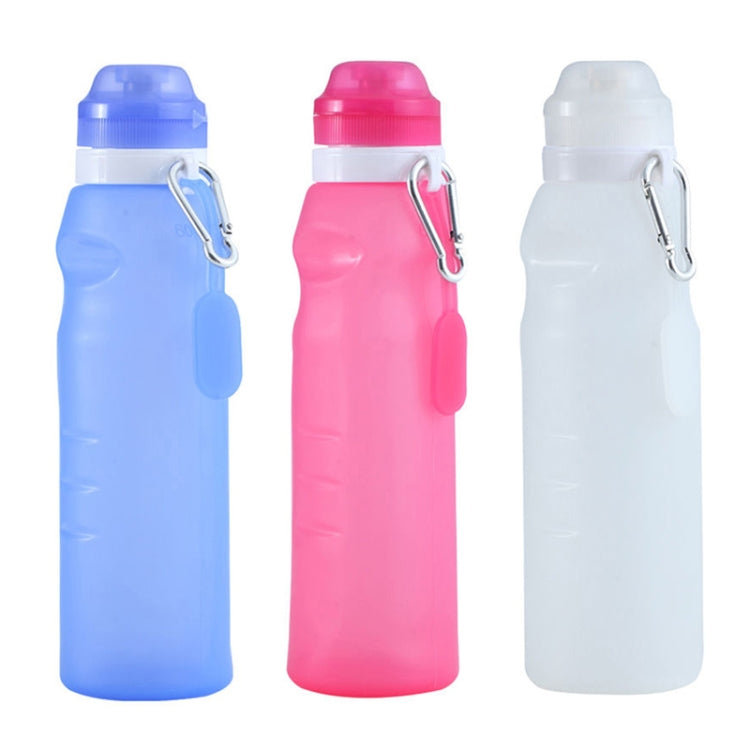 XC-282 600ml Silicone Folding Cup Out Camping Cycling Sports Kettle(Blue) - Kettles by PMC TechLife | Online Shopping South Africa | PMC TechLife | Buy Now Pay Later Mobicred