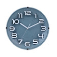 12 Inch Living Room Silent Wall Clock Round Stereo 3D Digital Wall Clock(Ink Green) - Wall Clock by PMc TechLife | Online Shopping South Africa | PMc TechLife | Buy Now Pay Later Mobicred