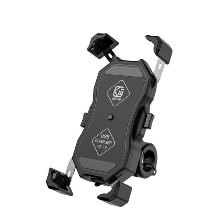 Kewig Motorcycle Outdoor Riding Four-Claw Fixed Mobile Phone Bracket QC3.0 Fast Charging Waterproof Holder(M11-B) - free shipping - PMC TechLife - Order now!