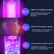 DAI HEART Electric Mosquito Killer Lamp Outdoor Household Photocatalyst Mosquito Killer,Style: Rechargeable