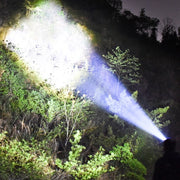 TG-TD009 LED Strong Headlamp Head-Mounted USB Rechargeable Zoom Sensor Headlamp, Colour: White Light