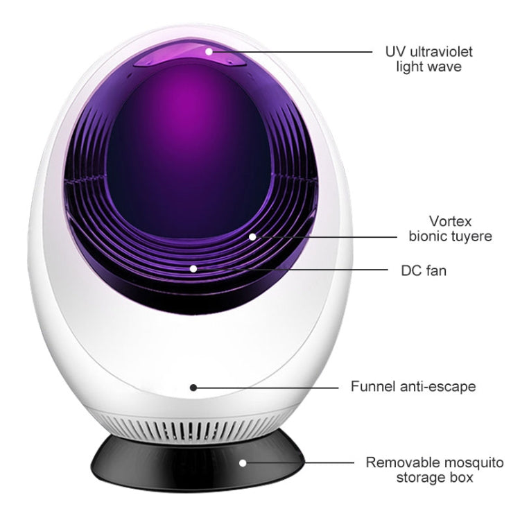 168 LED Photocatalyst Mosquito Killer Lamp Household Mosquito Catching Lamp(White) - Repellents by PMC TechLife | Online Shopping South Africa | PMC TechLife | Buy Now Pay Later Mobicred