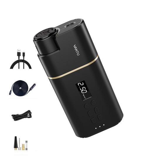 YANTU A31 Car Smart Digital Display Air Pump Electric Portable Tire Pump, Specification： Wireless Version Black - free shipping - PMC Jewellery - Order now!