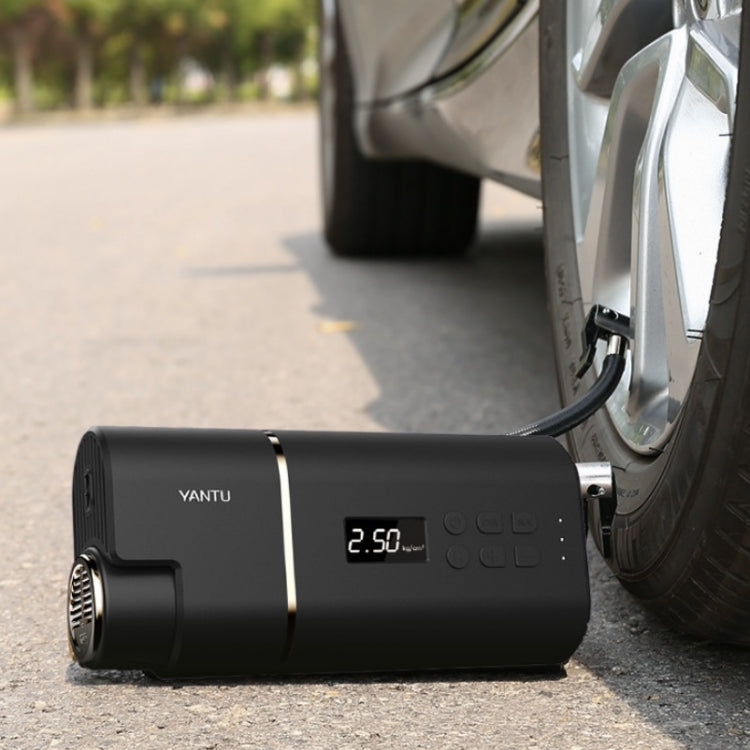 YANTU A31 Car Smart Digital Display Air Pump Electric Portable Tire Pump, Specification��� Wireless Version Black - free shipping - PMC TechLife - Order now!