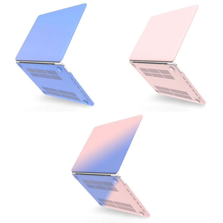 Hollow Style Cream Style Laptop Plastic Protective Case For MacBook Pro 13 A2251 & A2289 & A2338 2020(Tranquil Blue) - MacBook Pro Cases by PMC TechLife | Online Shopping South Africa | PMC TechLife